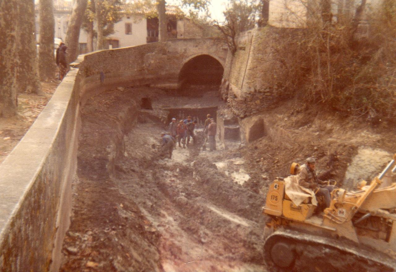 Curage de la mare Novembre 1977